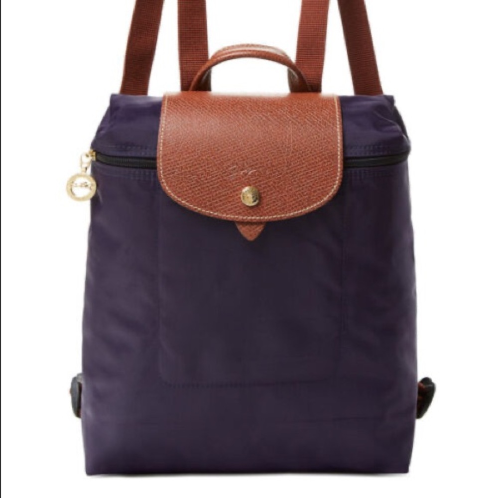 Longchamp Le Pliage Backpack Bilberry